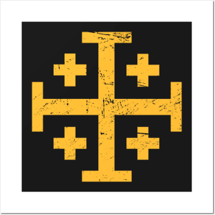 Cross Of Jerusalem | Renaissance Festival Design Posters and Art